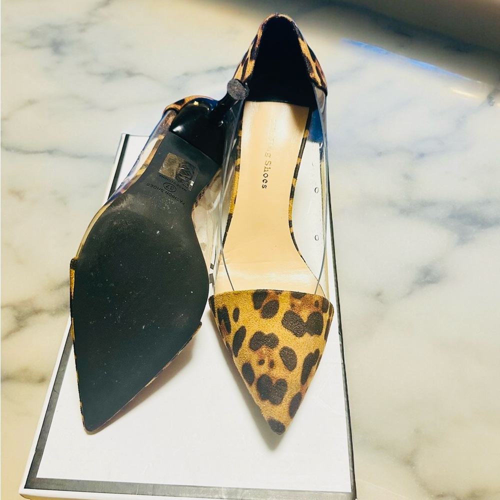 Stylish Leopard Print Women's Shoes